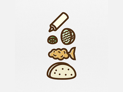 TaCODE -Fish Taco / Baja Style 2d baja digital illustration fish taco icon taco