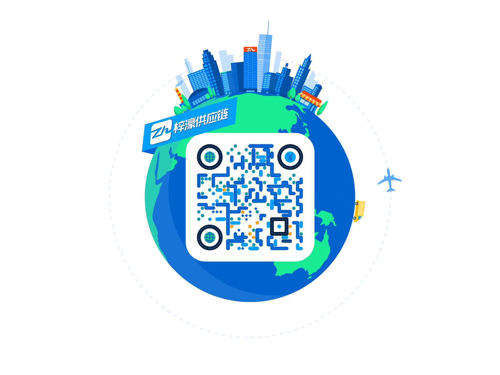 QR code design（二维码设计） illustration logo