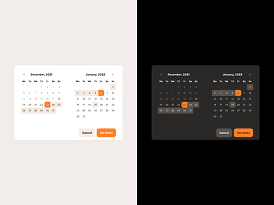 Date Picker, Calendar - Figma Component