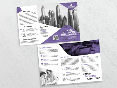 Corporate Brochure branding brochure design graphic design logo