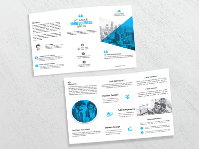 Corporate Brochure branding brochure design graphic design logo