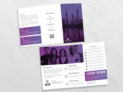 Corporate Brochure branding brochure design graphic design logo