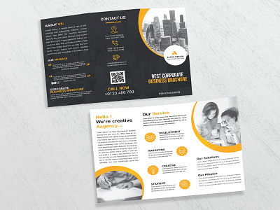 Corporate Brochure branding brochure design graphic design logo