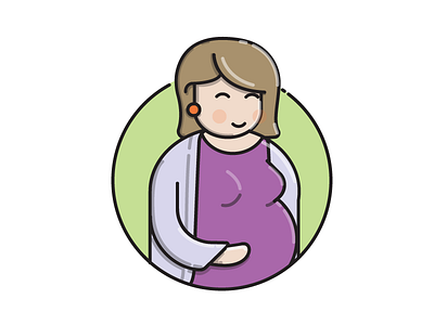 Pregnancy tracking Onboarding illustration character design digital flat design graphics illustration illustrator minimal motherhood on boarding