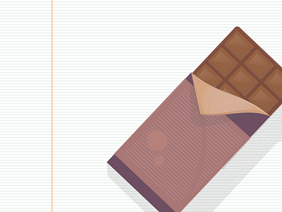 Alexa Shopping Chocolate branding design digital flat design graphics illustration illustrator minimal ui vector