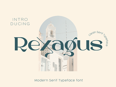 Rexagus font brush design display font displayfont font futuristic font illustration logo modern font retro font
