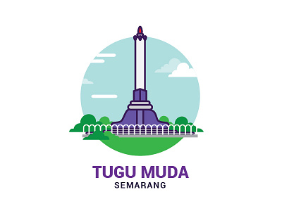 Tugu Muda Icon - Semarang City city icon indonesia monument semarang tugu muda