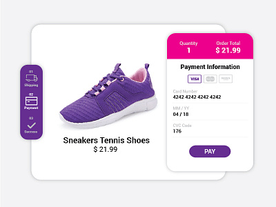 Day002 - Credit Card Checkout 002 challange credit card checkout dailyui e commerce order payment ui ux