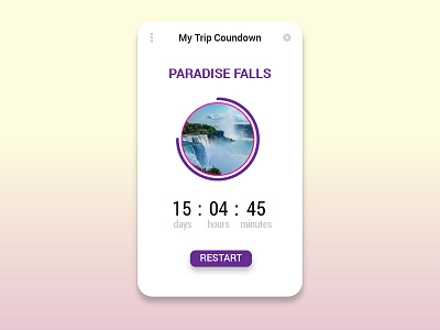 Day014 - Countdown Timer 014 coundown dailyui design mobile timer ui