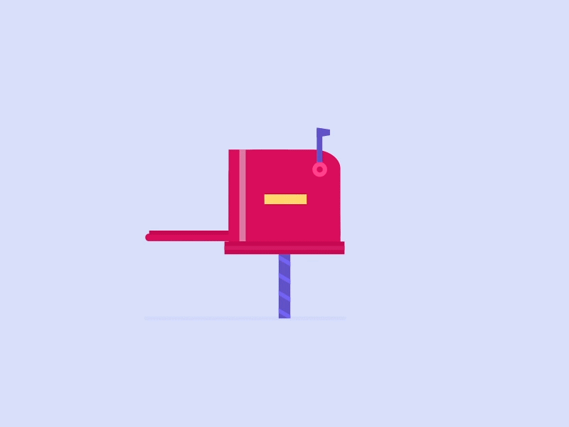 Postbox ae animation design gif illustration loading mail motion plane postbox shot