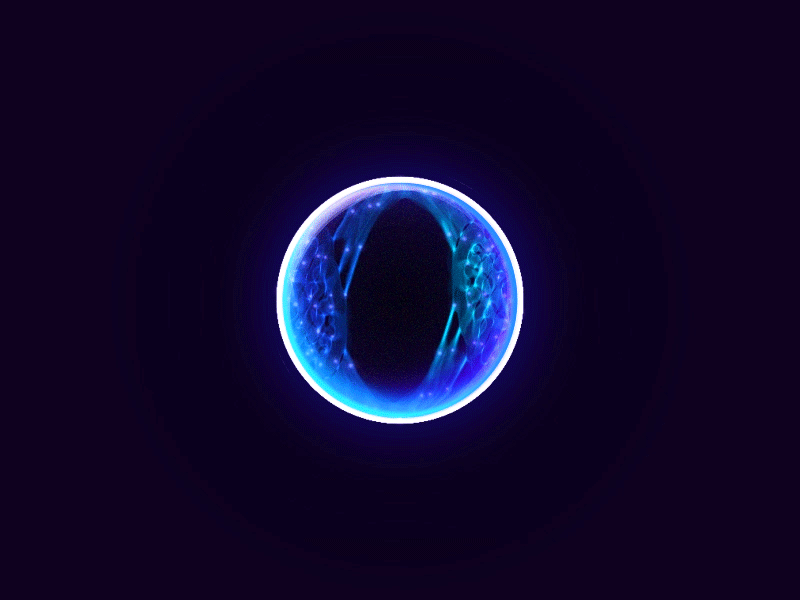 Artificial Intelligence Design Exploration fui siri 3d particle rotating dna circle icon icons artificial intelligence loading flow ai design ui gif animation ae motion