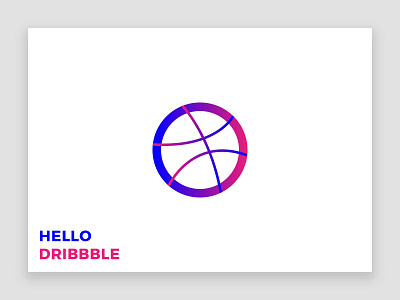 Hello Dribbble! debut dribbble first hello shot