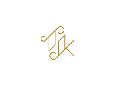 TK - Wedding Logo by Jeph Czech on Dribbble