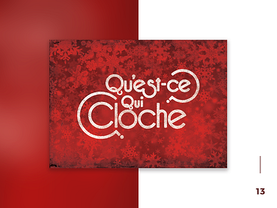 Qu'est-ce Qui Cloche?