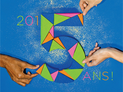 2015 Wishes 2015 5 arts and crafts hand made handemade happy new year numerals seasons greetings type typography wish card wishes