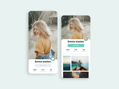 "User Profile" - Daily006 #DailyUI after like cute daily ui dailyui design figma follows girls iphone13 likes profile ui user profile
