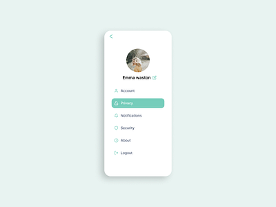 "Settings" - Daily007 #DailyUI