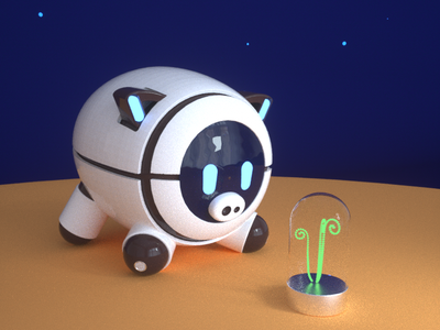 Machine pig ：） cinema 4d