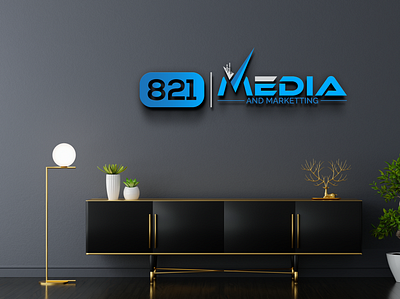 821 Media logo watermark logo