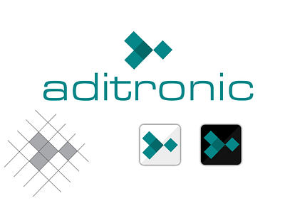 Aditronic logo watermark logo