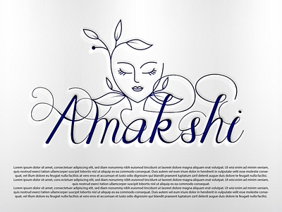 Amakshi logo design watermark logo