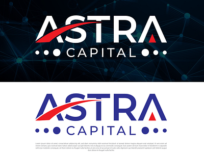 Astra logo design watermark logo