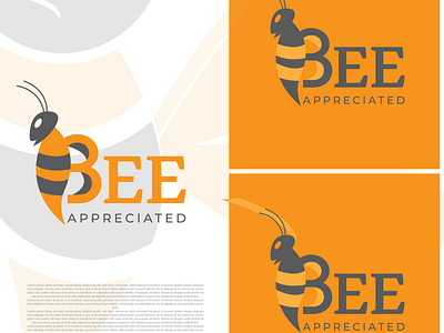 BEE logo design watermark logo