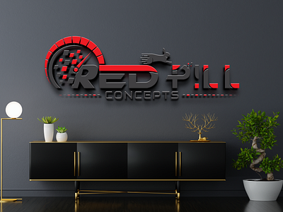 Red Pill logo design