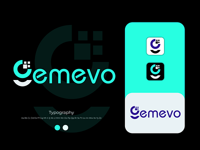 Gemevo graphic design watermark logo