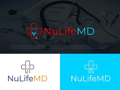Nulife MD graphic design watermark logo