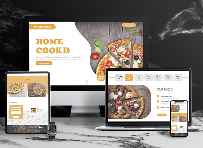 Food Website graphic design restaurant restaurant html template ui