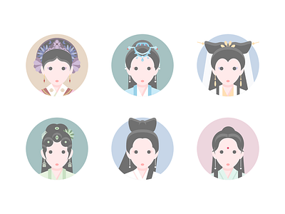 Ancient Chinese Costume Icon Ver.1