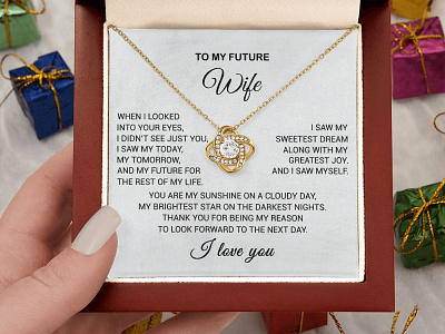 Present For Future Wife adobe illustrator adobe photoshop future husband future wife future wife gift gearbubble graphic design message card ouple ouple gift present for future wife shineon shineon message card ui valentine day valentine day gift for wife valentine gift