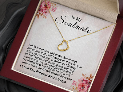 Gift For Soulmate adobe illustrator adobe photoshop couple gift gearbubble graphic design message card necklace for wife soulmate present for soulmate shineon message card soulmate ui valentine day gift for soulmate valentines day wife wife gift
