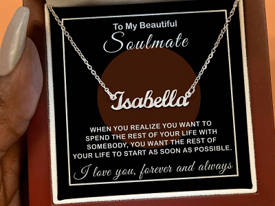 Name necklace for Soulmate