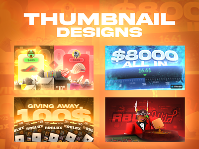 Some cool thumbnails I made a while ago!