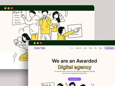 Digital Agency Website agency antarajt antarajt0 branding elementor elementorpro website websitedesign wordpressdesign wordpresswebsite