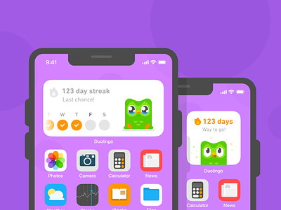 Duolingo Streak Widget app duo duolingo ios mobile widget