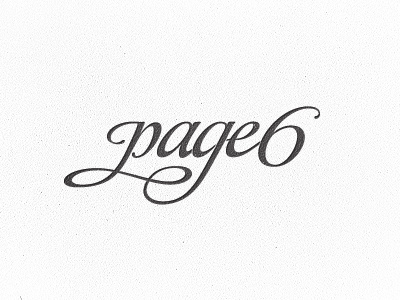 Page6 Logo affair design logo script type