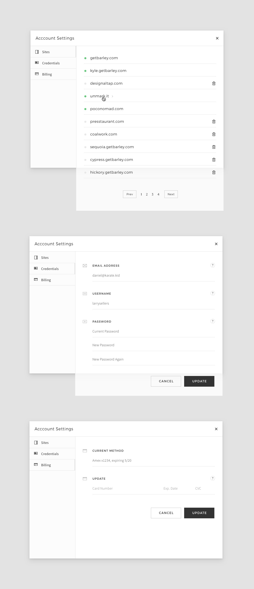 Dribbble Site settings jpg By Kyle Ruane