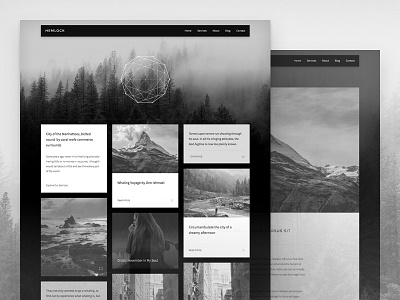 Hemlock Theme Concept barley template theme