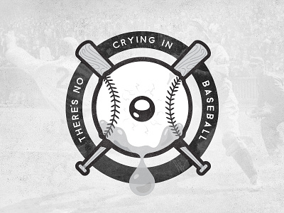 No Crying in Baseball badge crest stinkin badges