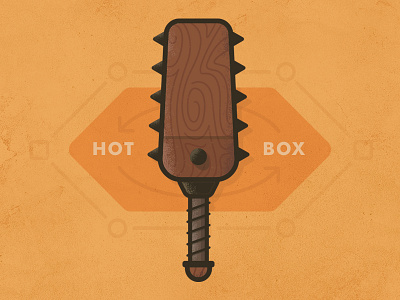 Hotbox! badge crest fantastic mr fox stinkin badges whack bat