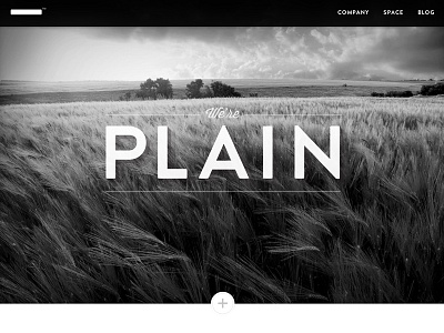 Plain Site brandon grotesque grayscale plain responsive rwd web design website wisdom script
