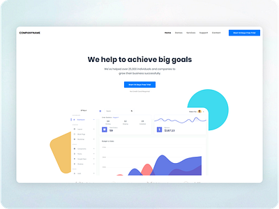 saas company landing page unique and modern bootstrap template bootstraplily free bootstrap template free download free html template free landing page free template free website free website template freebie