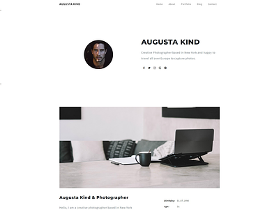 Free photography website template bootstrap template bootstraplily design free bootstrap template free template free website free website template freebie