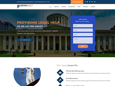 Free Law Firm agency design template bootstrap template bootstraplily design free bootstrap template free template free website free website template freebie