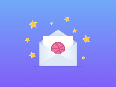 Dribbble invite 2x