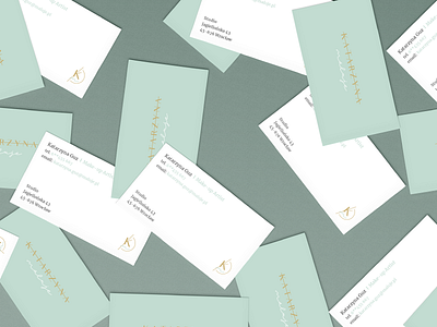 Katarzyna maluje - business card logo logodesign makeupartist