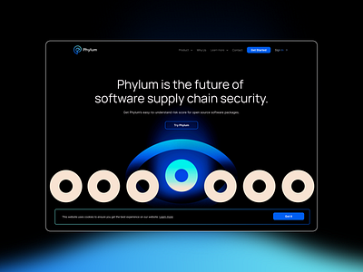 Phylum website brand branding design logo logo design logotype ui